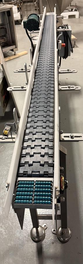 Used Used 9’ Long Stainless Steel Conveyor