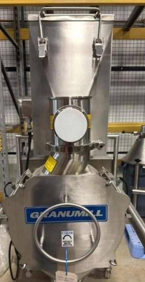 Used Used Fluid Air Stainless Steel Size Reduction Mill, Model Granumil 7
