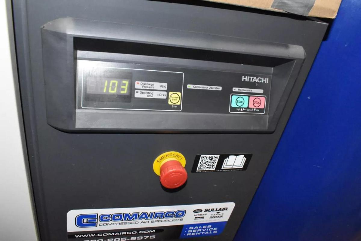 Used Used Sullair 5 HP Rotary Screw Compressor, Model SRL-3.7 MB6LL