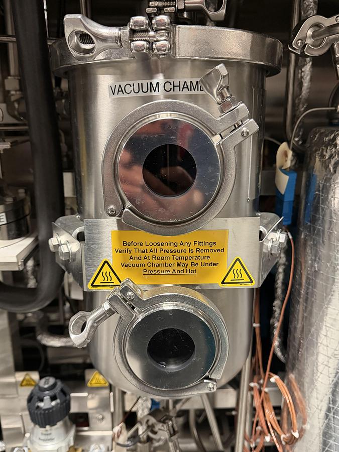 Used Used Microthermics UHT/HTST Lab 25 DIPW Direct Steam Pasteurizing System