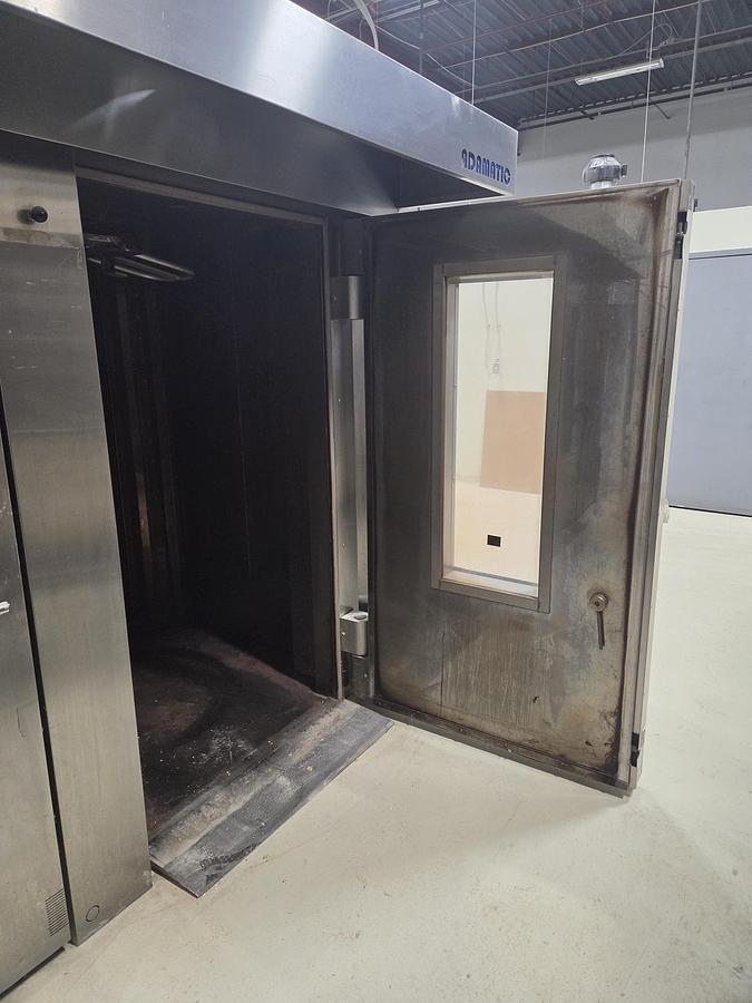 Used Used Adamatic Stainless Steel Double Rack Natural Gas Oven, Model ARO-2G