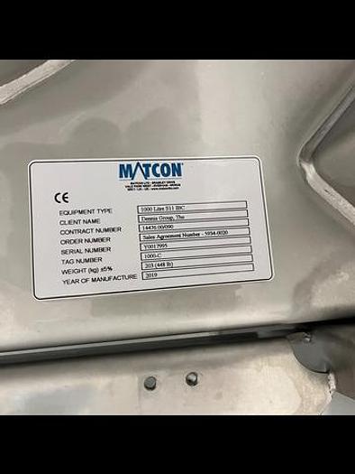 Used Used Matcon Single Pedestal IBC Blending System for Powders