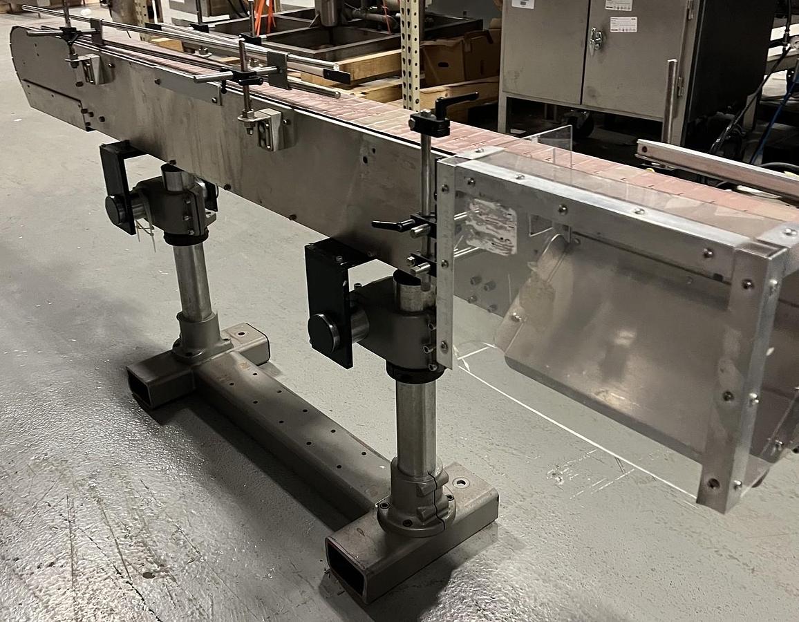 Used Used 9’ Long Stainless Steel Motorized Conveyor
