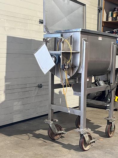 Used Used 5 Cu. Ft. Stainless Steel Double Ribbon Blender