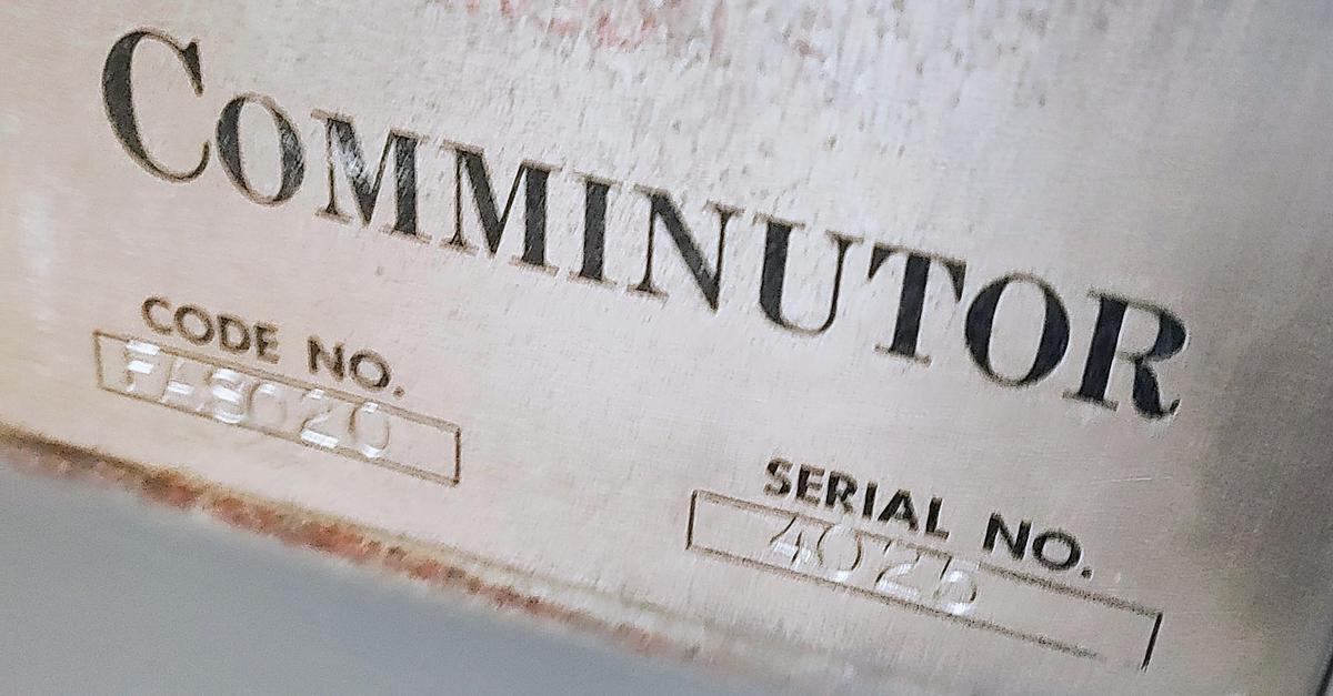 Used Used Fitzpatrick FAS020 Fitzmill Size Reduction Mill