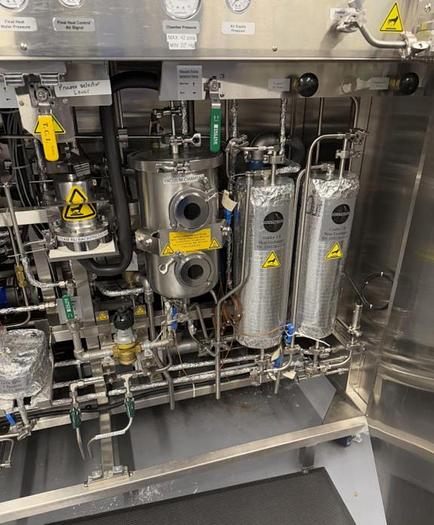 Used Used Microthermics UHT/HTST Lab 25 DIPW Direct Steam Pasteurizing System