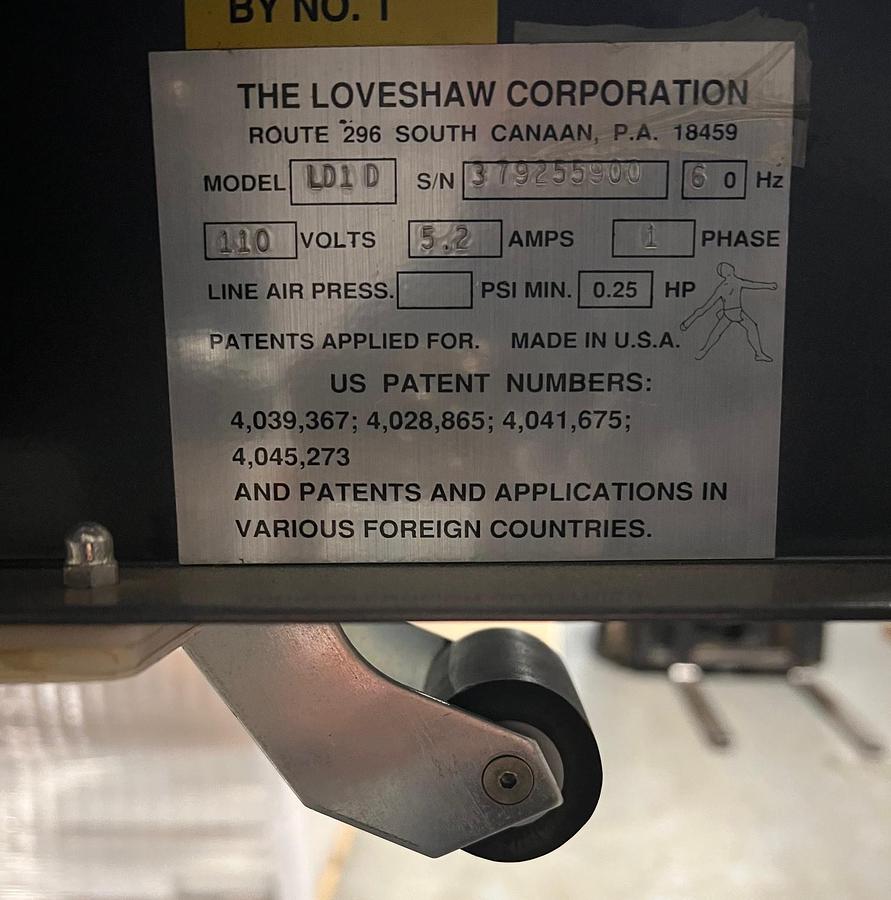 Used Used Loveshaw – Little David Top and Bottom Tape Sealer, Model LD10
