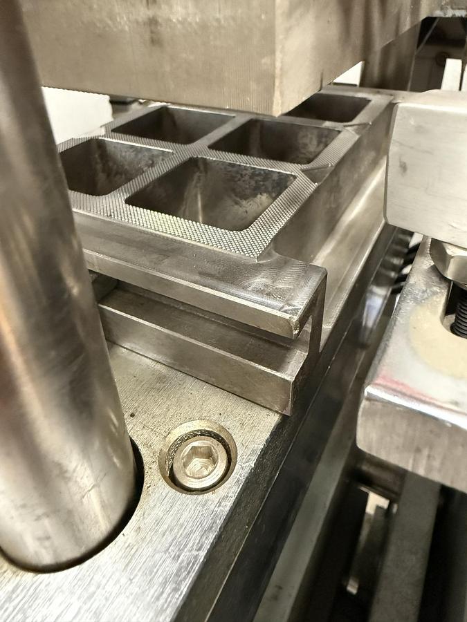Used Used Automatic Stainless Steel Candy Blister Packaging Machine, Model YX-DPT140