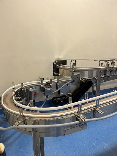 Used 150' (approx) of Nercon Stainless Steel motorized conveyor