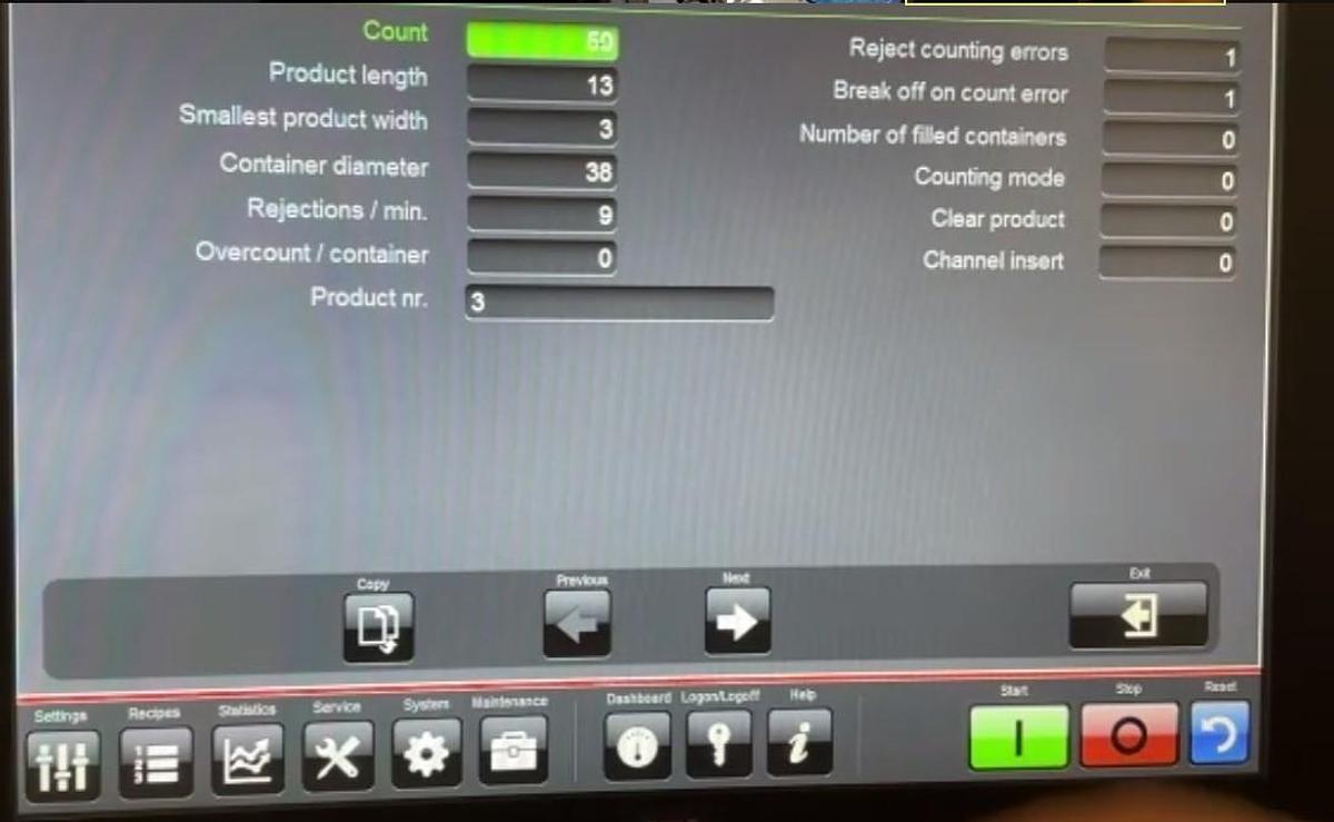 Unused Automatic Tablet Packaging Line from Aesus Packaging Systems and NJM Packaging Inc.