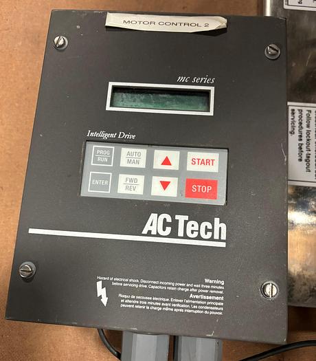 Used Used Aaron Process 1 Cubic Foot Double Ribbon Blender, Model IMB1