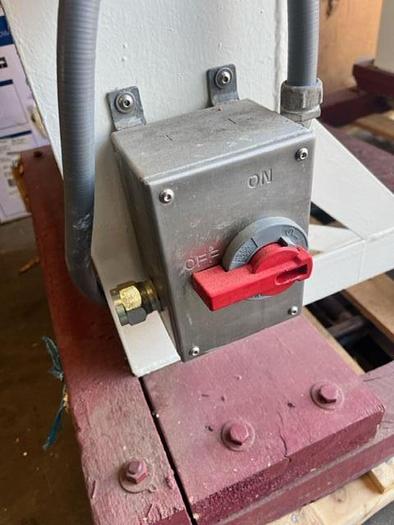 Used Used Patterson Kelley 2 Cu Ft  Stainless Steel Twin Shell Blender with Liquids/Solids Bar