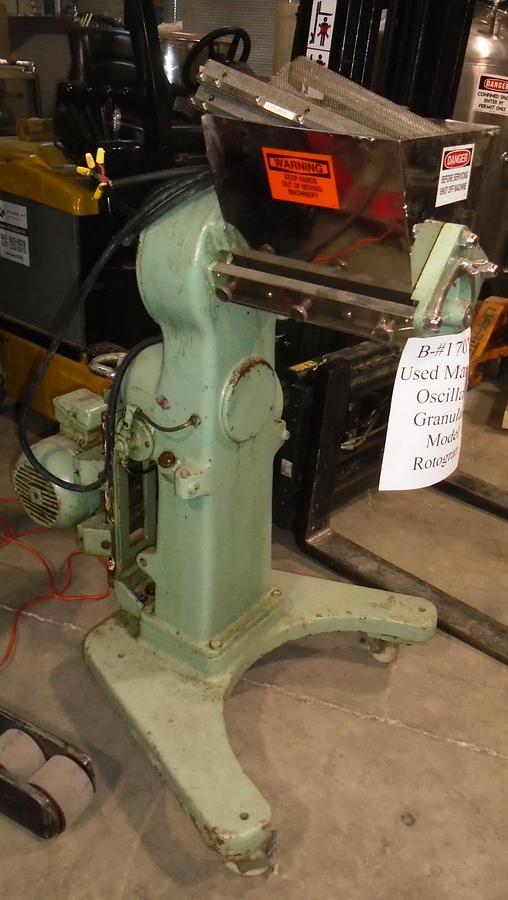 Used Used Manesty Oscillating Granulator Model Rotorgran