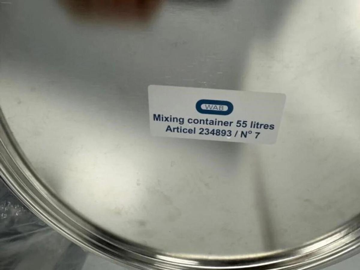 Used Used Turbula Heavy-Duty Stainless-Steel 3D Powder Mixer, Model T-50A