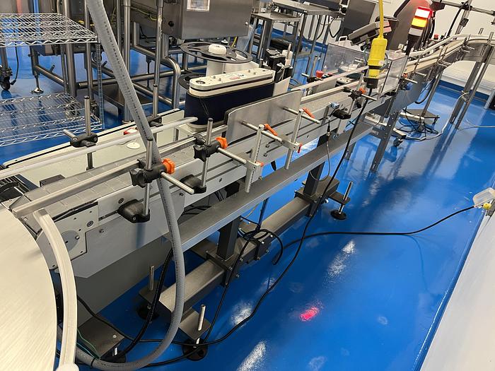 Used Used ID Technology Automatic Pressure Sensitive Wraparound Labeler, Model 9130
