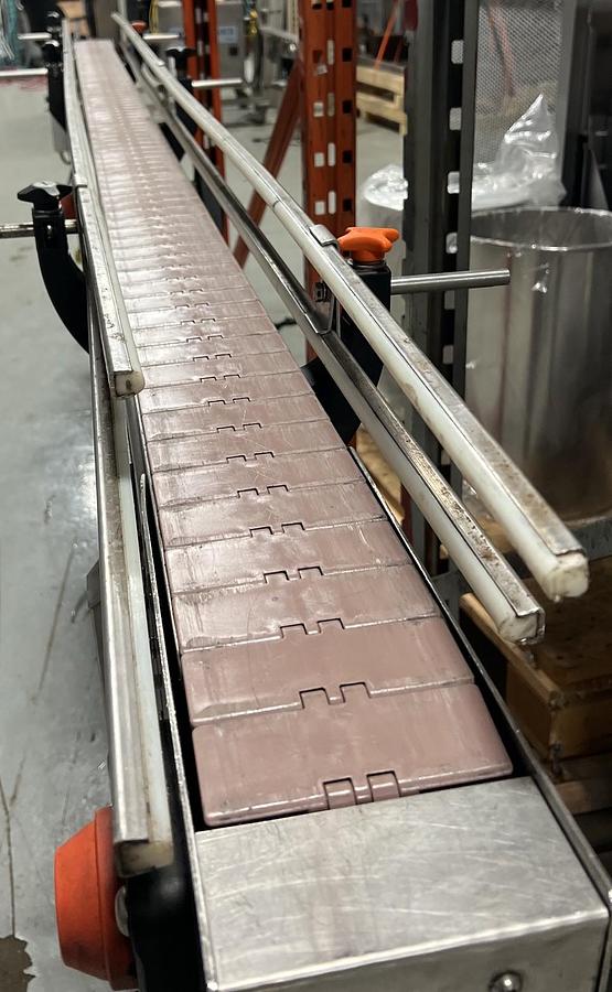 Used Used 11’ Long Stainless Steel Motorized Conveyor