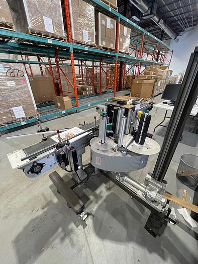 Used Used Accent Label Automatic Wraparound Pressure Sensitive Labeler