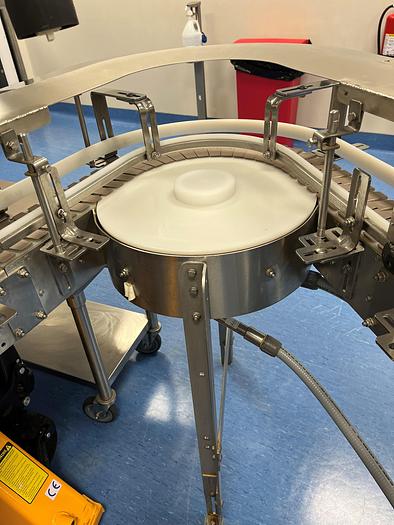 Used 150' (approx) of Nercon Stainless Steel motorized conveyor