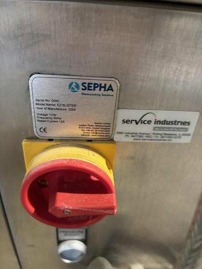 Used Used Sepha Tabletop Blister Packaging Machine