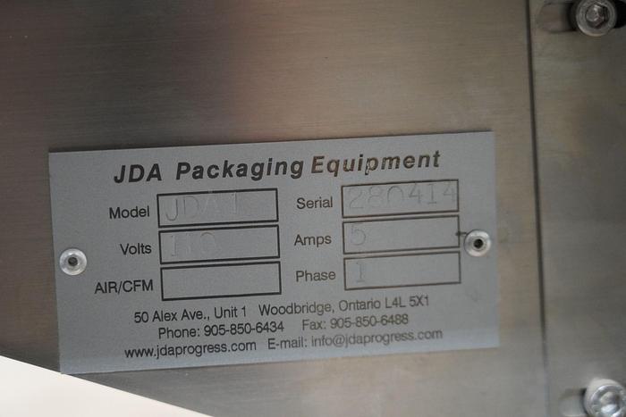 Used Used JDA Pro-Label Table-Top Pressure Sensitive Wraparound Labeler, Model JDA-1