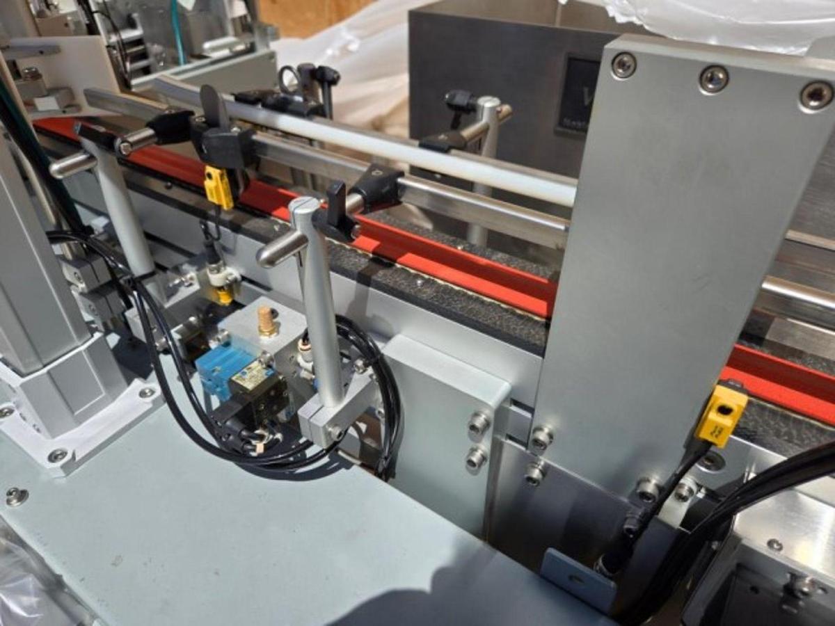 Used Used LSI Automatic Pressure Sensitive Front and Back Labeler, Model 1600