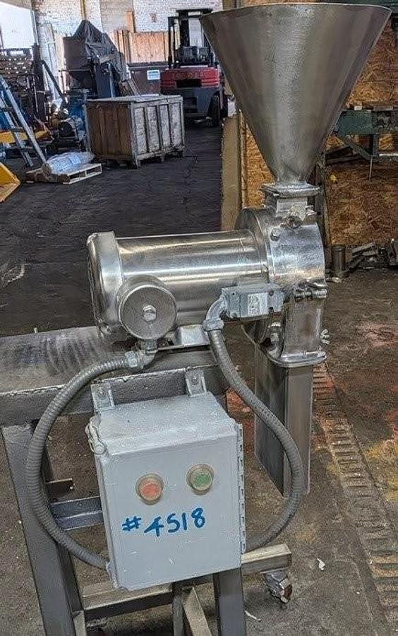 Used Used Fitzpatrick Stainless Steel Homoloid Mill, Model J