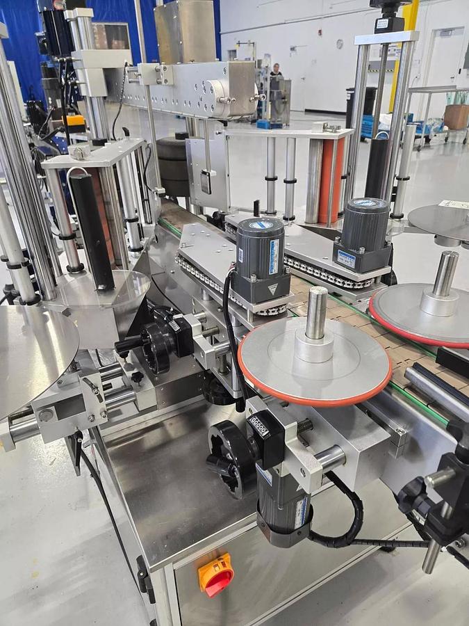 Used Used Stainless Steel Automatic Front/Back and Wraparound Pressure Sensitive Labeler