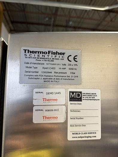Used Used Thermofisher Scientifc Inline X-Ray Inspection System