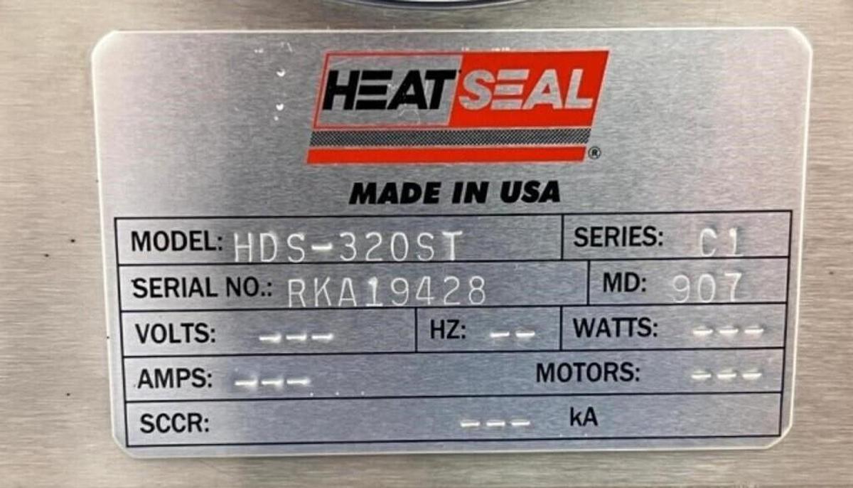 Used Used Heatseal Semi-Automatic L-Bar/Heat Tunnel Combo Unit, Model HDS320ST