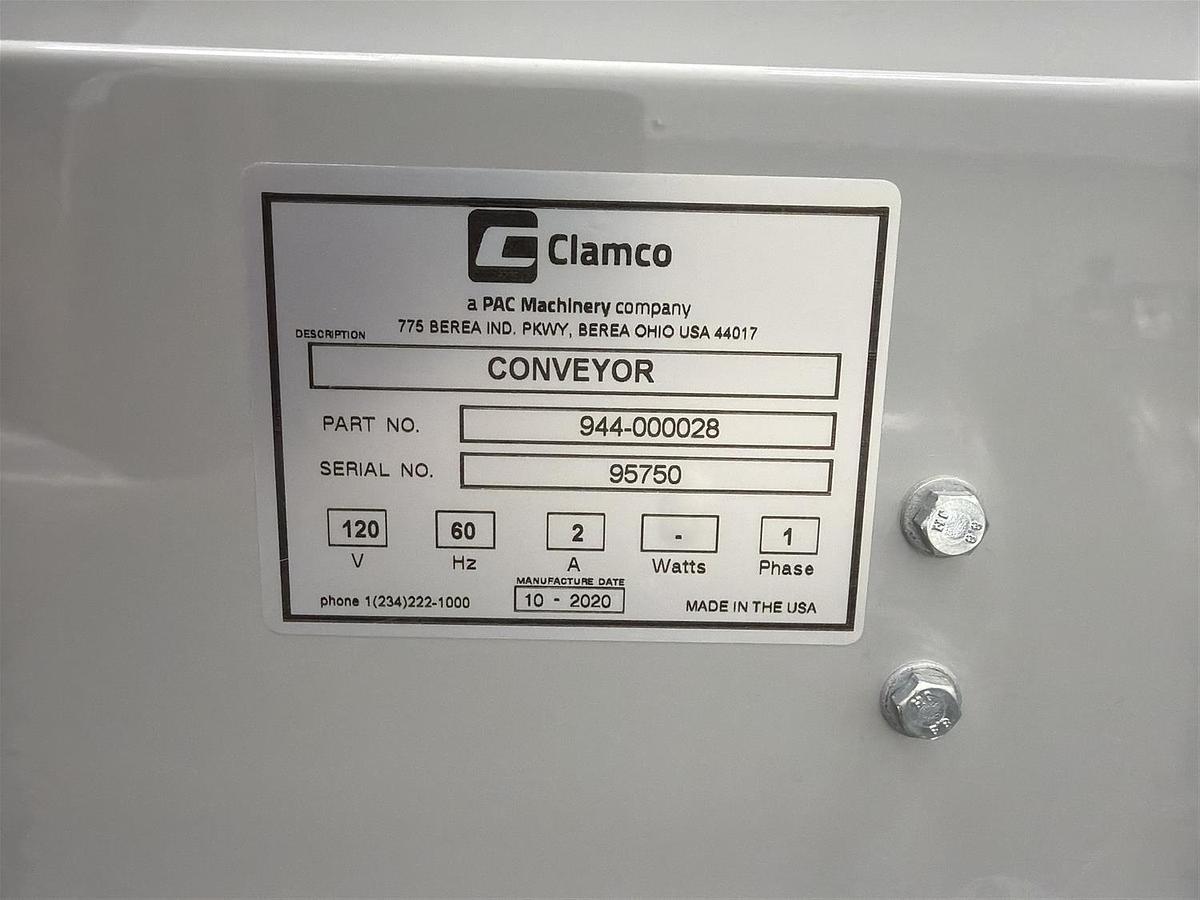 Used Used Clamco 8" x 20" Heat Tunnel, Model 820-MB