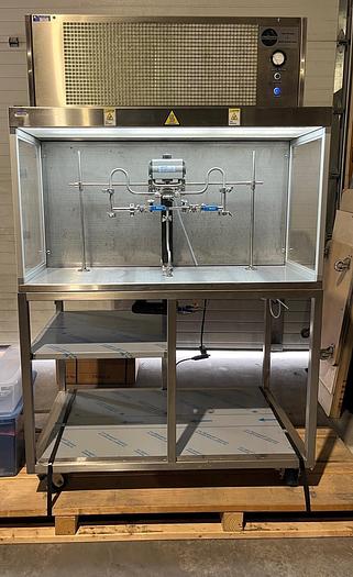 Used Used Microthermics Clean Fill Hood with Sterile Product Outlet (SPO)