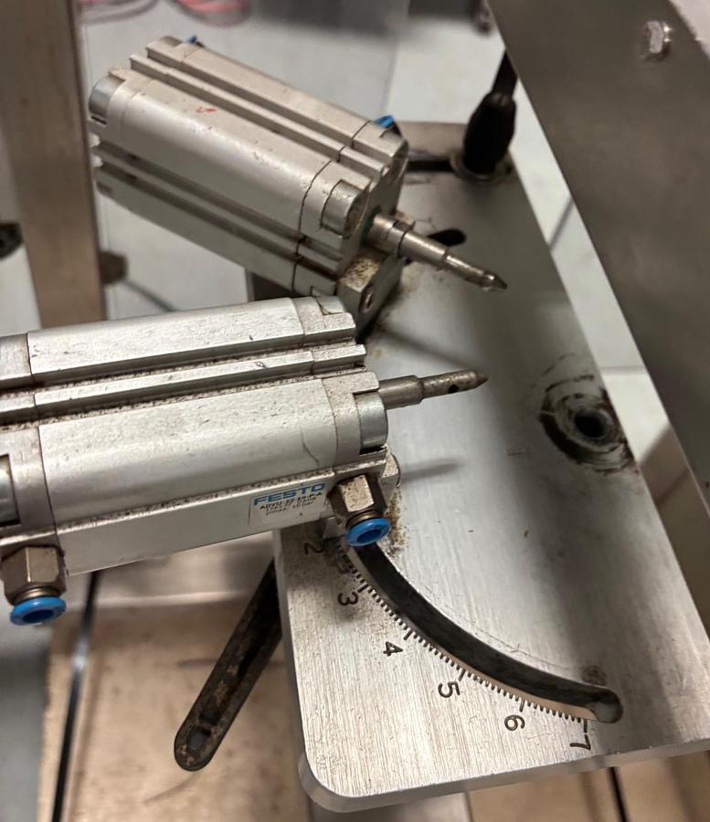 Used Used Aesus Automatic Neck and Body Bander, Model Delta Shrink