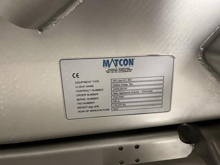 Used Used Matcon Single Pedestal IBC Blending System for Powders