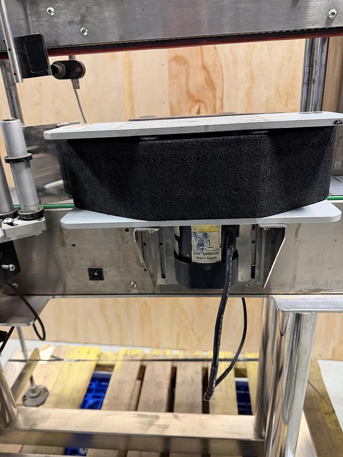 Used Used JDA Stainless Steel Automatic Pressure Sensitive Wraparound Labeler, Model Pro-Label