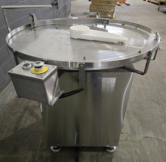 Used Used Chase-Logeman 36” Stainless Steel Accumulating Table, Model 24-36 U/A