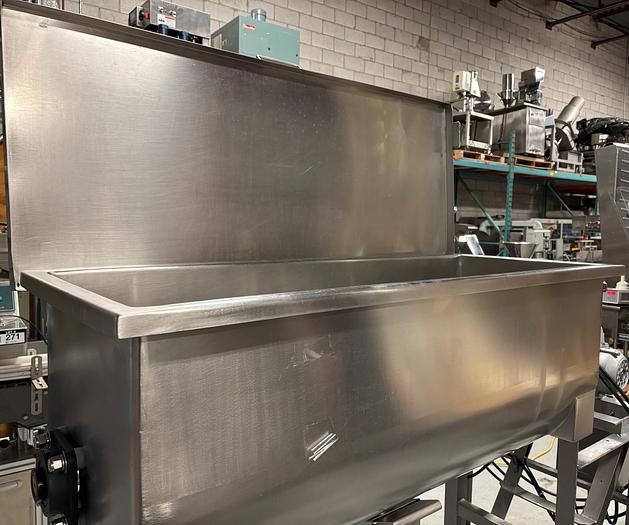 Used 1 Used (±)7-1/2 Cu Ft Stainless Steel Double Ribbon Blender
