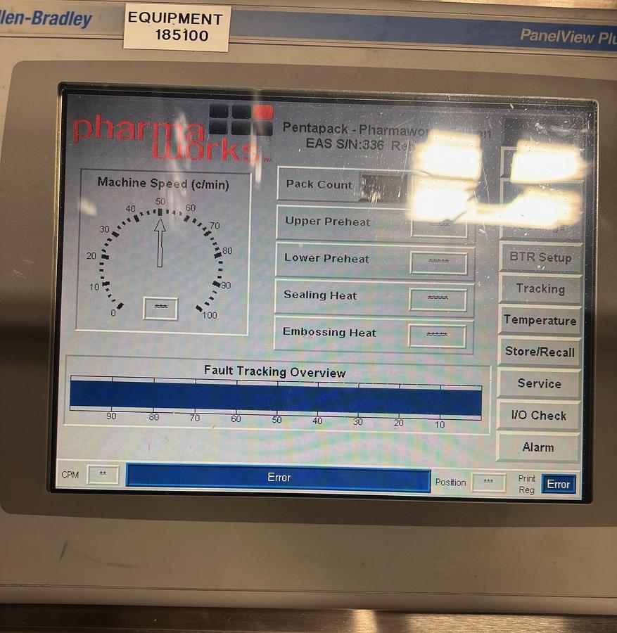 Used Used Klockner Automatic Blister Machine, Model EAS