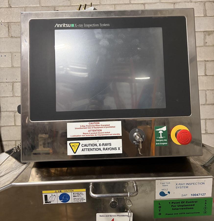 Used Used Antrisu Stainless Steel Inline X-Ray Inspection System, Model KDF405ACWH