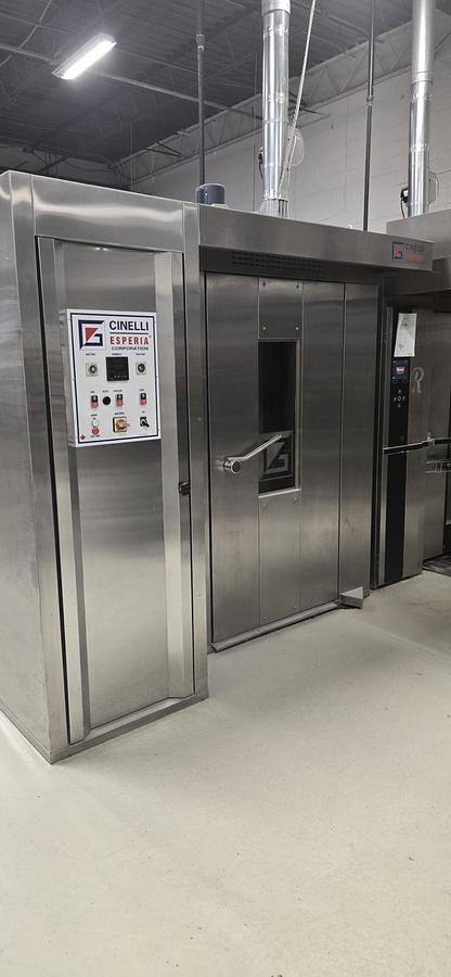 Used Used Cinelli Stainless Steel Natural Gas Double Rack Oven, Model CG/ID