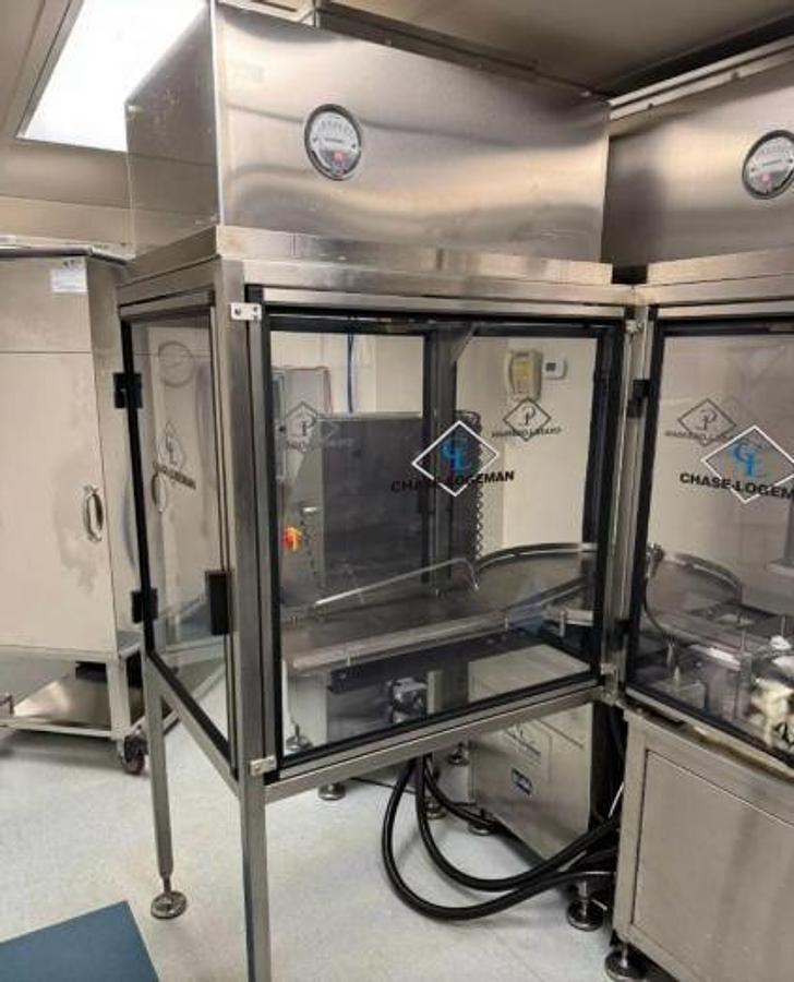 Used Used Chase-Logeman Automatic Monobloc Vial Filler and Stopper, Model FS2-12