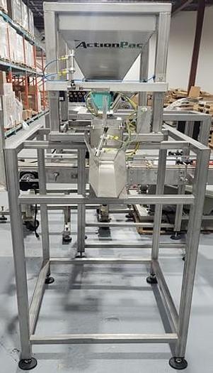 Used Used ActionPac Stainless Steel Linear Net Weigh Filler