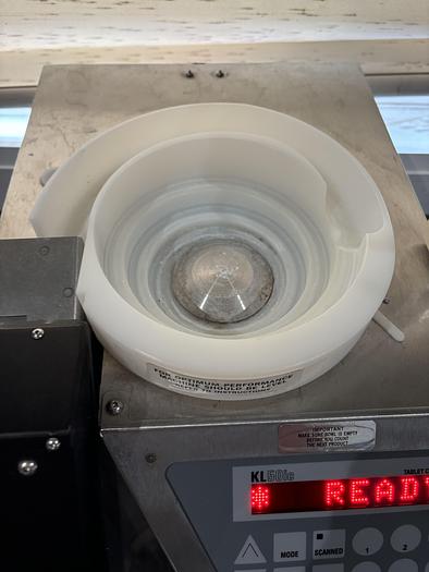 Used Used Kirby Lester Automatic Dual Lane Table-Top Tablet/Capsule Counter, Model KL50ic.