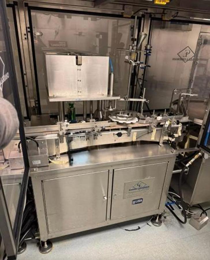 Used Used Chase-Logeman Automatic Monobloc Vial Filler and Stopper, Model FS2-12
