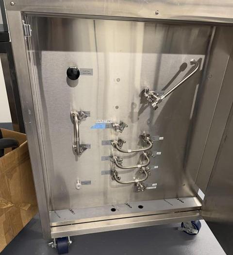 Used Used Microthermics UHT/HTST Lab 25 DIPW Direct Steam Pasteurizing System