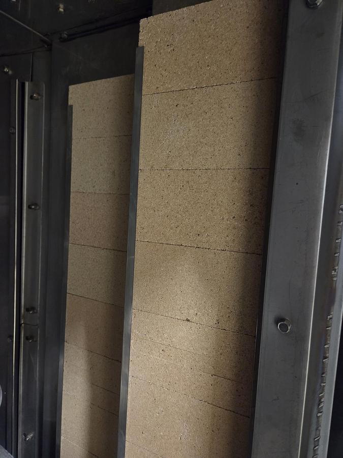 Used Used Cinelli Stainless Steel Natural Gas Double Rack Oven, Model CG/ID