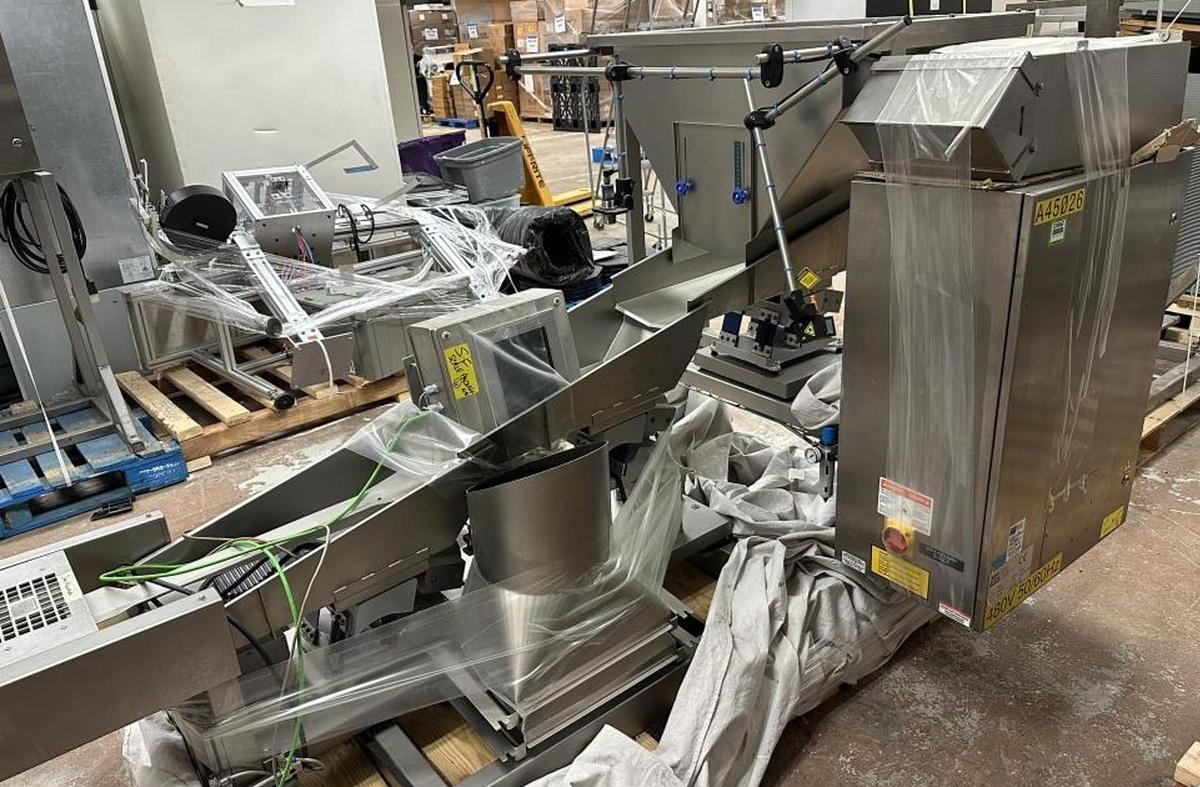 Used Used NewWeigh Single Head Linear New Weigh “Long Weigh” Filler, Model E43A