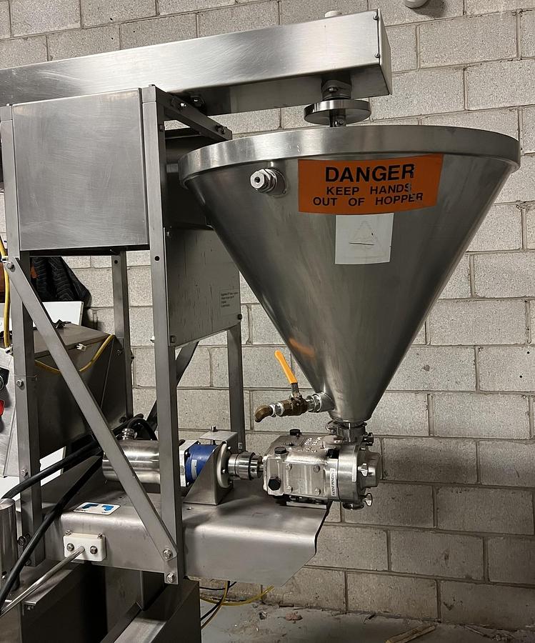 Used Used Hinds Bock Stainless Steel Single Head Servo Driven Pump Filler, Model SP-01