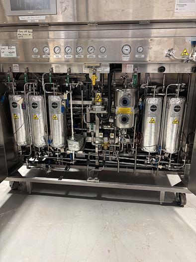 Used Used Microthermics UHT/HTST Lab 25 DIPW Direct Steam Pasteurizing System