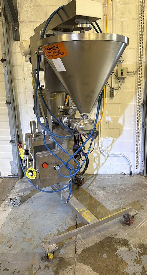 Used Used Hinds Bock Stainless Steel Single Head Servo Driven Pump Filler, Model SP-01