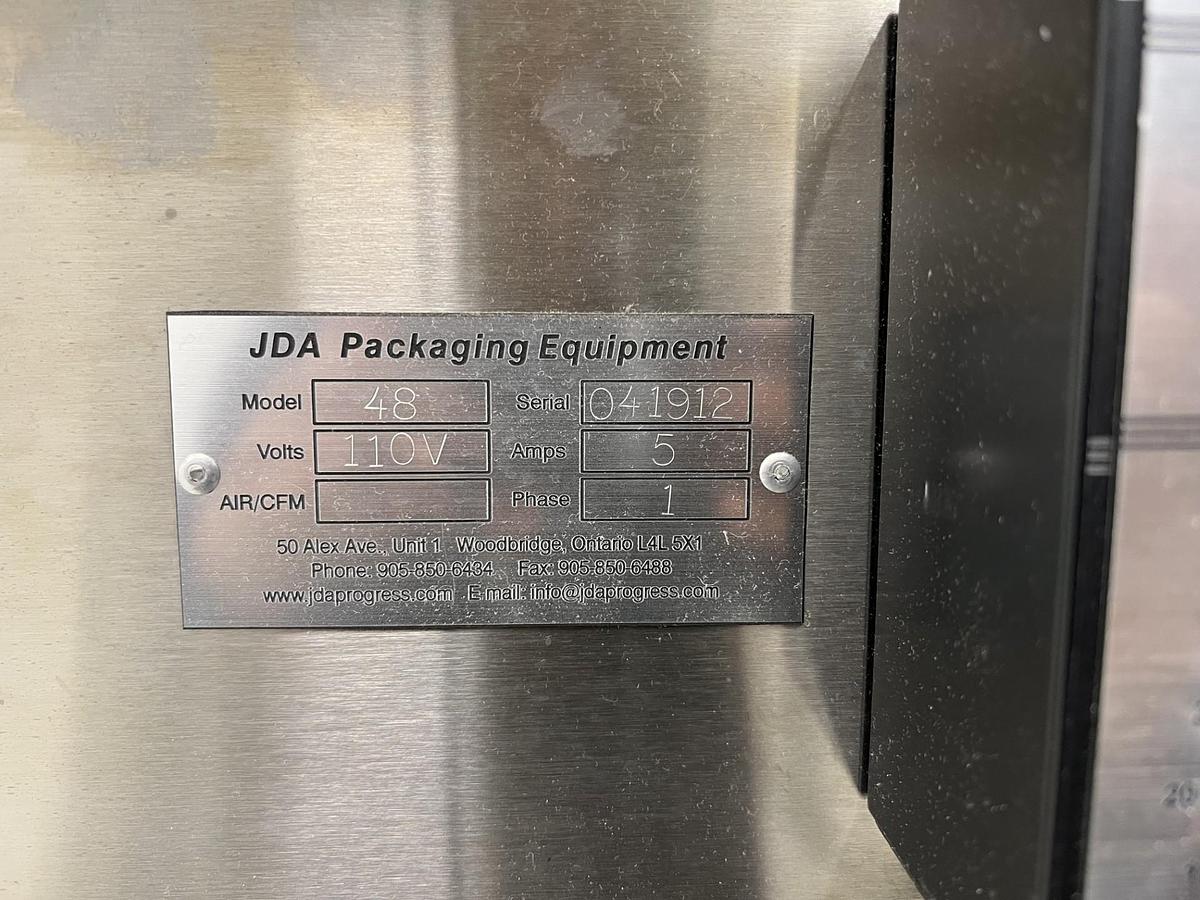Used Used JDA 48” diameter Stainless Steel Accumulating Table, Model 48